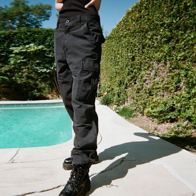 ドリューハウス スマイリーポケットカーゴパンツ ユニセックス ブラックカジュアル. DR-SS21-59 1