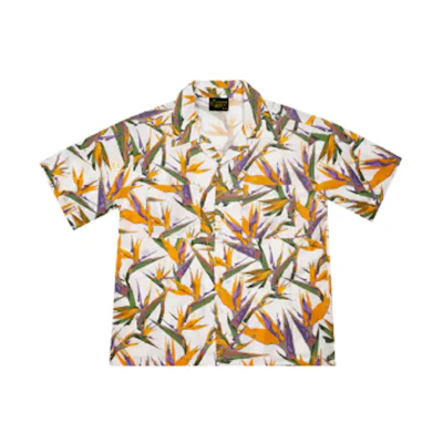 Drew House Smiley Rayon Camp Shirt White DR-SS20-42