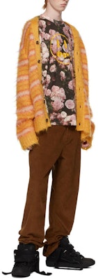 Drew House Smiley Roses Floral Logo Kaos Oversized Pink Pria DR-SS22-612 Purchase Drew House Smiley Roses Floral Logo Kaos Oversized Pink Pria DR-SS22-612