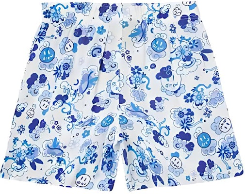 Drew House 笑臉系列雲朵印花藍色短褲 男女款 DR-SS20-88 Lookbook Drew House 笑臉系列雲朵印花藍色短褲 男女款 DR-SS20-88