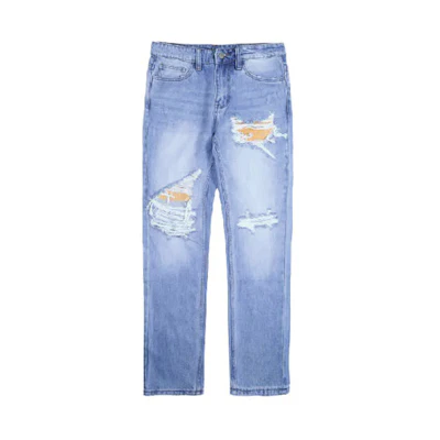 Drew House Smiley Series Unisex Mini Drew Distressed Jeans Vintage Indigo DR-SS20-011