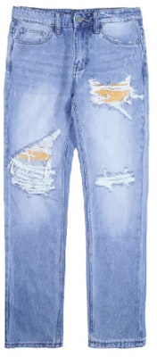 Drew House Smiley Siri Unisex Mini Drew Jeans Lusuh Indigo Vintage DR-SS20-011 Order Drew House Smiley Siri Unisex Mini Drew Jeans Lusuh Indigo Vintage DR-SS20-011