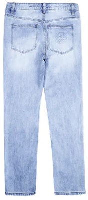 Drew House Smiley Siri Unisex Mini Drew Jeans Lusuh Indigo Vintage DR-SS20-011 Lookbook Drew House Smiley Siri Unisex Mini Drew Jeans Lusuh Indigo Vintage DR-SS20-011