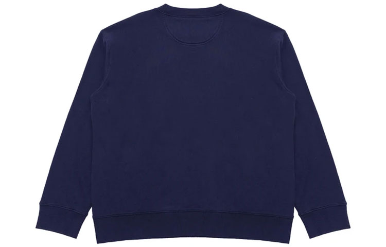 Lookbook Drew House Smiley Sketch Mascot Crewneck Navy Baju Sejuk Pullover Unisex. DR-SS21-146