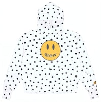Drew House Smiley SS21 Polka Dot Patchwork Hoodie White Unisex DR-SS21-2 Drew House Smiley SS21 Polka Dot Patchwork Hoodie White Unisex DR-SS21-2