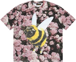 Drew House Smiley SS22 Floral Print Pink Crew Neck Tee Unisex Couple Style DR-SS22-900 Drew House Smiley SS22 Floral Print Pink Crew Neck Tee Unisex Couple Style DR-SS22-900