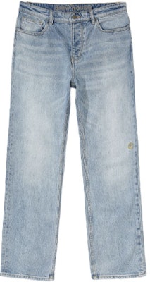 ドリューハウス スマイリー ヴィンテージ インディゴ テーパード ジーンズ ライトブルー DR-FW21-076 Order ドリューハウス スマイリー ヴィンテージ インディゴ テーパード ジーンズ ライトブルー DR-FW21-076