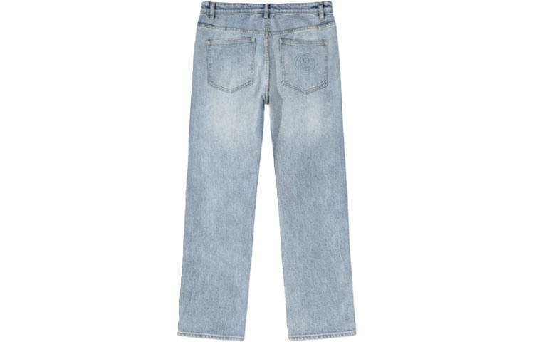 Lookbook ドリューハウス スマイリー ヴィンテージ インディゴ テーパード ジーンズ ライトブルー DR-FW21-076