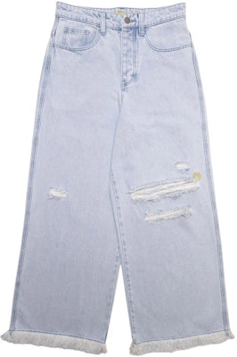 Drew House Smiley Jeans Koyak Ultra Wide Leg Vintage Indigo Unisex Biru. DR-SS22-161 Buy Drew House Smiley Jeans Koyak Ultra Wide Leg Vintage Indigo Unisex Biru. DR-SS22-161
