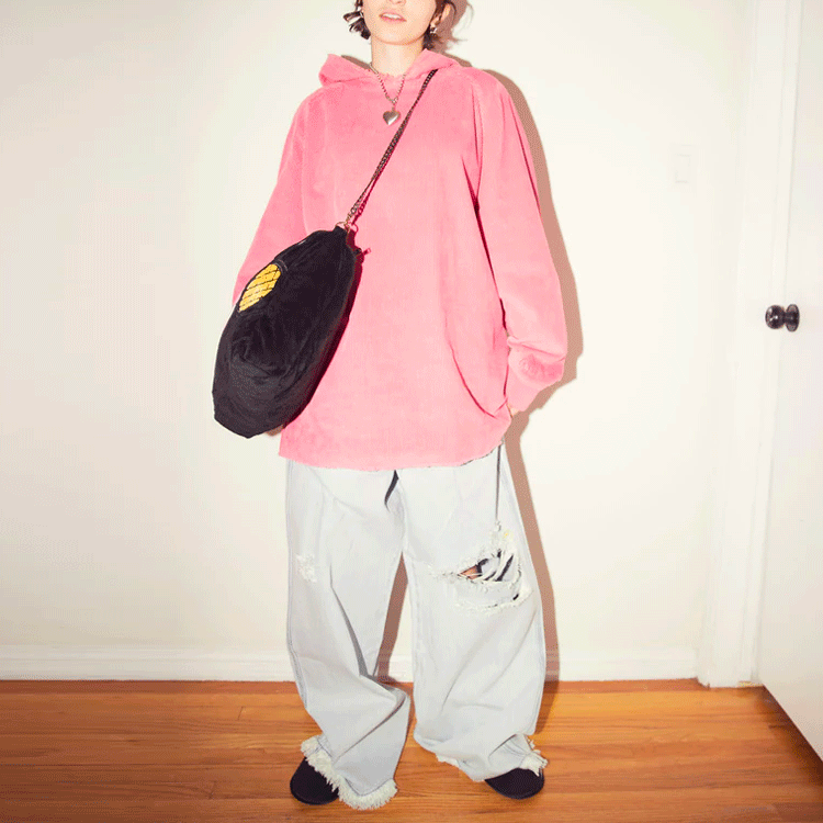 Purchase Drew House Smiley Jeans Koyak Ultra Wide Leg Vintage Indigo Unisex Biru. DR-SS22-161