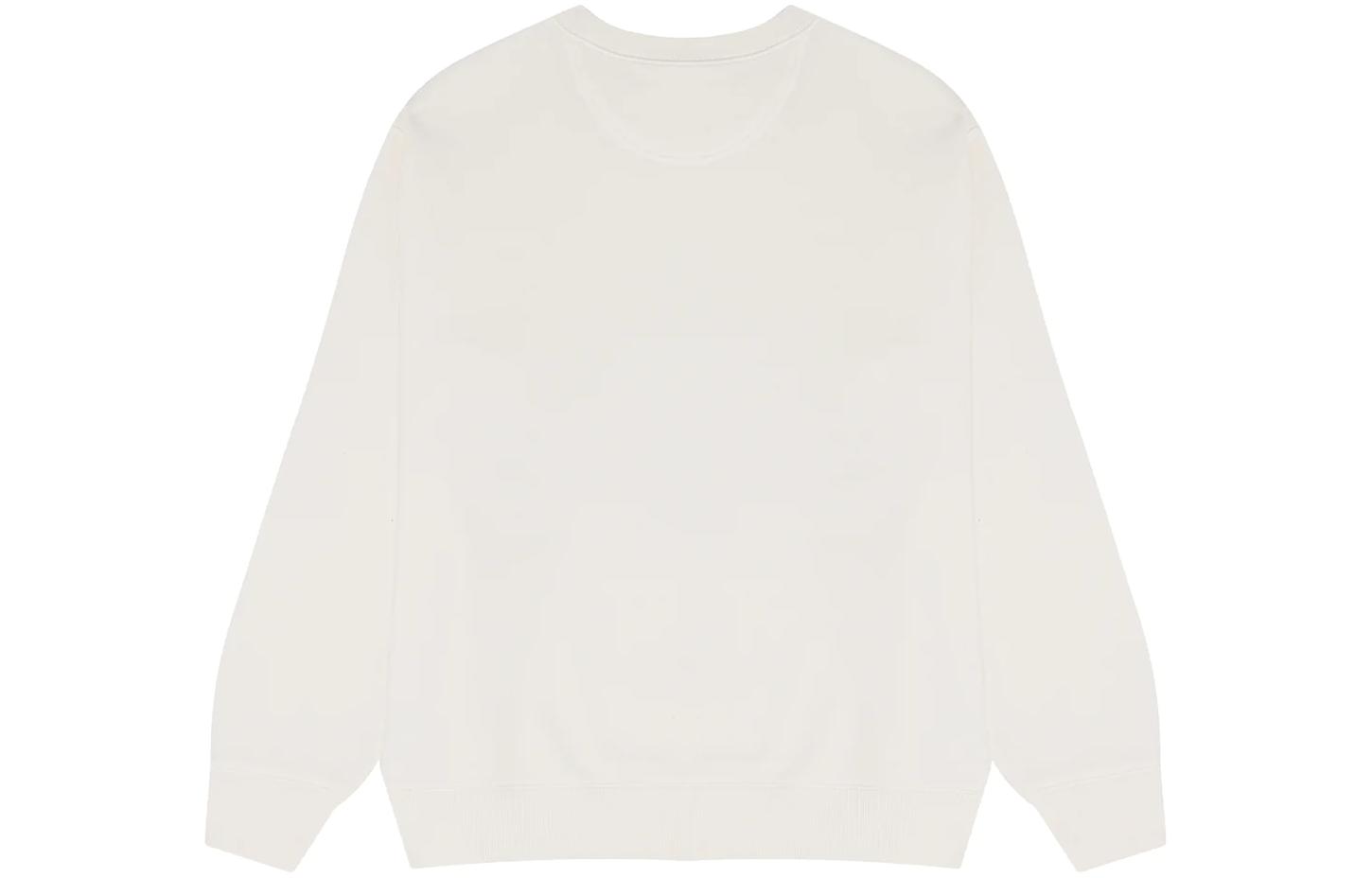 Lookbook Drew House Squirrel Print Crewneck Pullover Sweatshirt Pria - Putih DW-FW22-1223-80