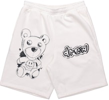 Drew House SS21 Graphic Shorts Unisex Off-White. DR-SS21-81 Drew House SS21 Graphic Shorts Unisex Off-White. DR-SS21-81