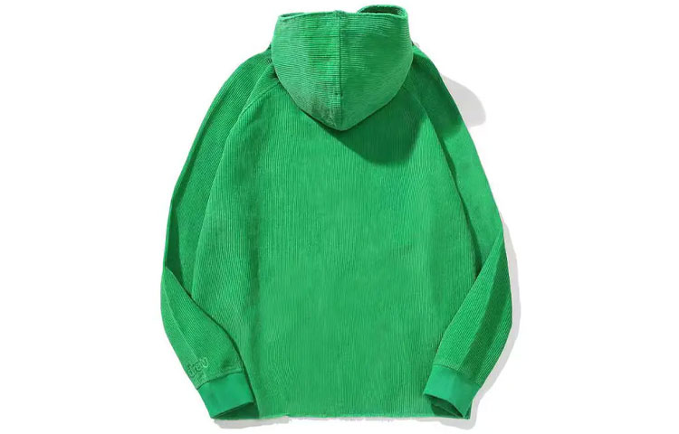 Drew House SS21 Mini Smiley Corduroy Fleece Pullover Hoodie Unisex Green DR-SS21-82 圖 3