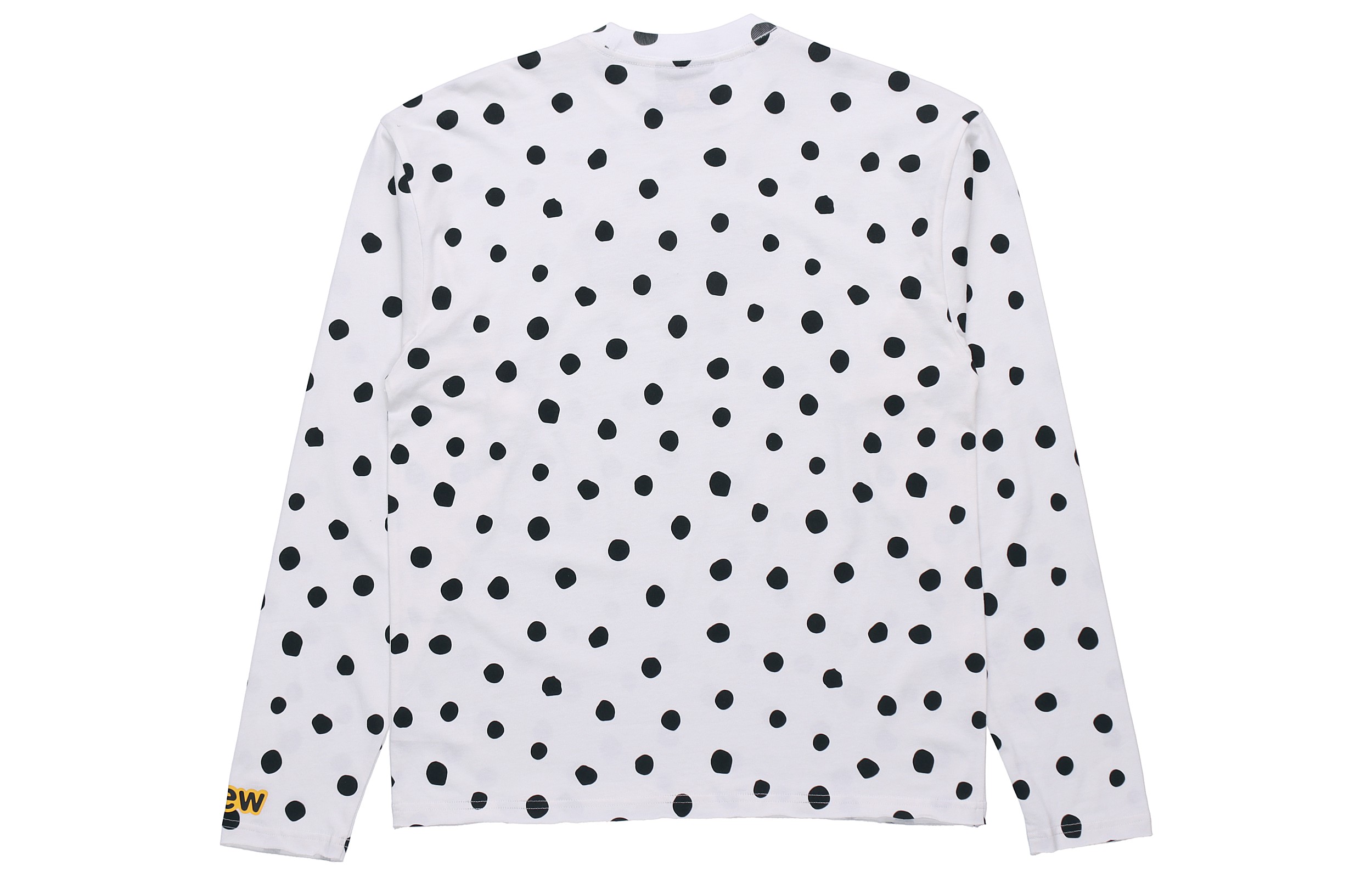 Lookbook Drew House SS21 波點標誌長袖T恤 中性款 白色 DR-SS21-32