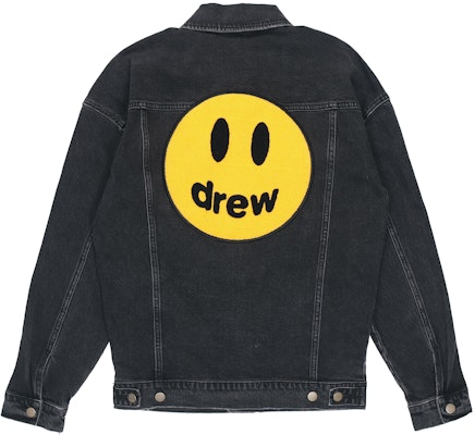 ドリューハウス SS21 スマイリーデニムジャケット ユニセックス カップルズ ブラック DR-SS21-20 Order ドリューハウス SS21 スマイリーデニムジャケット ユニセックス カップルズ ブラック DR-SS21-20