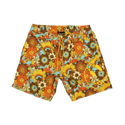 Drew House SS21 Smiley Floral Print Unisex Shorts Multicolor. DR-SS21-118