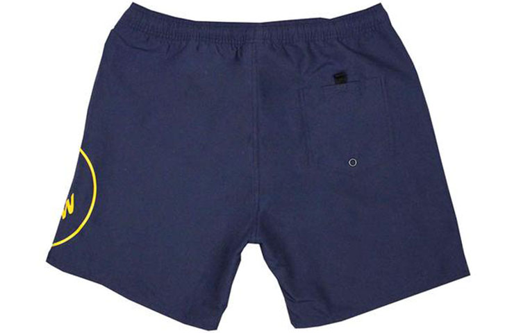 Lookbook Drew House SS21 笑脸标志海军蓝男女通用抽绳短裤泳池短裤 DR-SS21-119