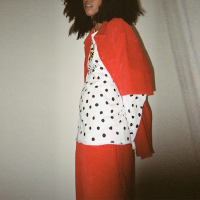 Drew House SS21 笑臉迷你燈芯絨紅色短袖襯衫 男女通用 DR-SS21-24 Shop Drew House SS21 笑臉迷你燈芯絨紅色短袖襯衫 男女通用 DR-SS21-24