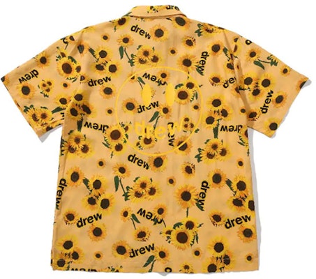 Drew House SS21 Baju Camp Rayon Cetakan Bunga Matahari Kuning Unisex. DR-SS21-79 Lookbook Drew House SS21 Baju Camp Rayon Cetakan Bunga Matahari Kuning Unisex. DR-SS21-79