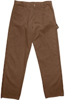 Drew House SS22 Corduroy Carpenter Pants Chaz Brown Unisex Casual Straight Fit. DR-SS22-460 Drew House SS22 Corduroy Carpenter Pants Chaz Brown Unisex Casual Straight Fit. DR-SS22-460