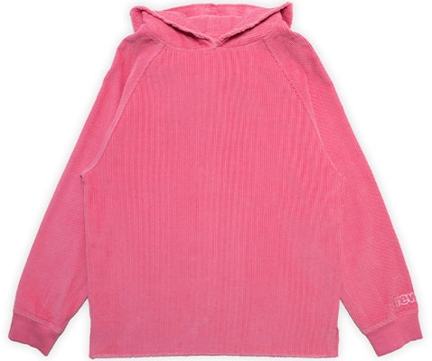 Drew House SS22 Hot Pink Corduroy Hoodie Smiley Unisex Warm Pullover. DR-SS22-158 Lookbook Drew House SS22 Hot Pink Corduroy Hoodie Smiley Unisex Warm Pullover. DR-SS22-158