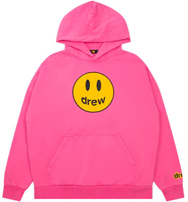 Drew House SS22 招牌微笑粉紅色連帽上衣 男女適用 핑크衛衣 DR-SS22-153 Order Drew House SS22 招牌微笑粉紅色連帽上衣 男女適用 핑크衛衣 DR-SS22-153