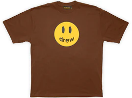 Order Drew House SS22 Mascot Smiley Print Brown Unisex Tee. DR-SS22-002