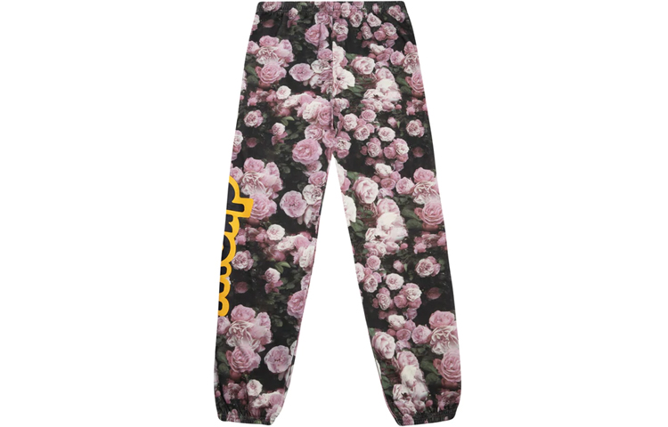 Drew House SS22 Secret House Roses Sweatpants Unisex Floral Elastic Joggers. DR-SS22-220