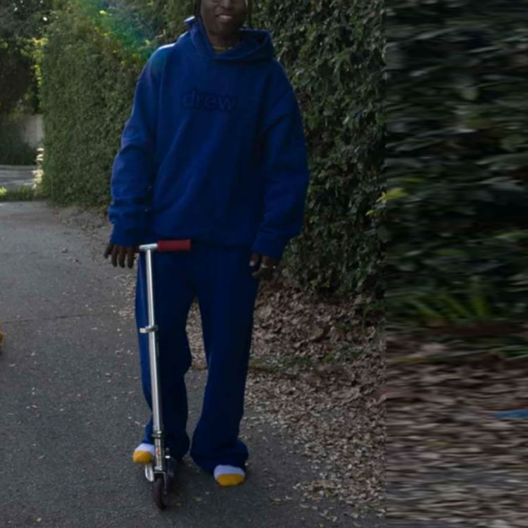 Drew House SS22 Skidoodle Hoodie Blue Letter Logo Unisex Pullover. DR-SS22-125 圖 12