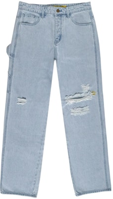 Drew House SS22 Smiley Carpenter Jeans Biru Vintage Indigo Unisex. DR-SS22-122 Buy Drew House SS22 Smiley Carpenter Jeans Biru Vintage Indigo Unisex. DR-SS22-122