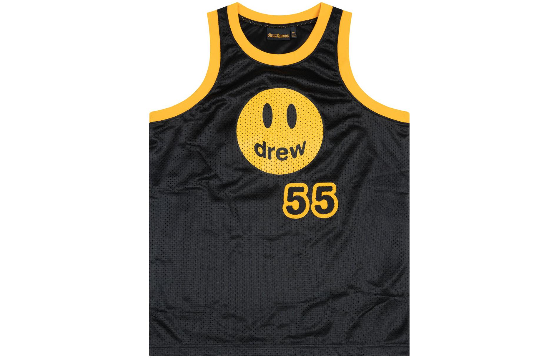 Drew House SS22 Smiley Mesh Mascot Basketball Jersey Black Unisex. DR-SS22-455 圖 2