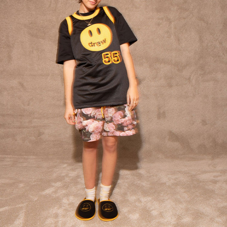 Drew House SS22 Smiley Mesh Mascot Basketball Jersey Black Unisex. DR-SS22-455 圖 7
