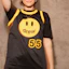 Cheap Drew House SS22 Camiseta Baloncesto Mascota Smiley Malla Negra Unisex. DR-SS22-455