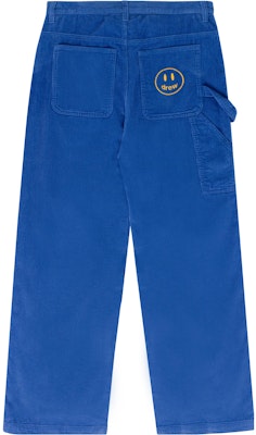 Drew House SS23 Seluar Corduroy Carpenter Unisex Retro Fit Santai - Biru DH-SS23-011 Lookbook Drew House SS23 Seluar Corduroy Carpenter Unisex Retro Fit Santai - Biru DH-SS23-011