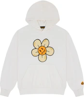 Order Drew House SS23 Hoodie Bunga Daisy Putih Unisex Pullover Sweatshirt. DH-SS23-006