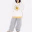 Purchase Drew House Hoodie Daisy Putih Unisex Pullover Sweatshirt SS23. DH-SS23-006