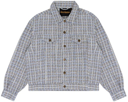 Drew House SS23 笑臉寬鬆羊毛外套 男女同款 藍色 DH-SS23-007 Buy Drew House SS23 笑臉寬鬆羊毛外套 男女同款 藍色 DH-SS23-007