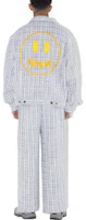 Purchase Drew House SS23 Smiley Face Oversized Wool Jacket Unisex Blue DH-SS23-007