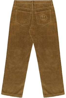 Seluar Drew House SS24 Corduroy Sulam Unisex Merah Coklat Distressed. DH-14-511 Lookbook Seluar Drew House SS24 Corduroy Sulam Unisex Merah Coklat Distressed. DH-14-511