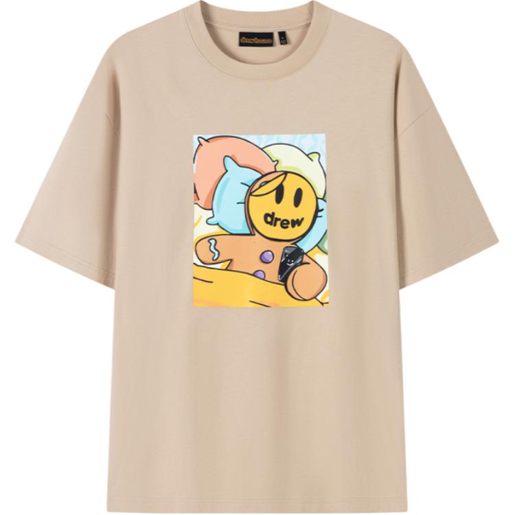 Drew House SS25 Gingerman Graphic Tee Unisex Casual Comfort T-Shirt DH-HJ2515-SA