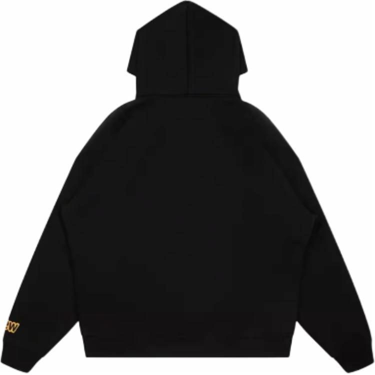 Lookbook Drew House SS25 Smiley Face Kangaroo Pocket Hoodie Unisex. DH-HJ2522-BK