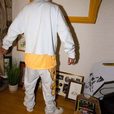 Drew House 泰迪系列標誌針織男女同款休閒運動褲 淺藍色 DR-SS21-142 Sizing Drew House 泰迪系列標誌針織男女同款休閒運動褲 淺藍色 DR-SS21-142