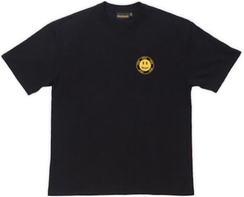 Camiseta Negra Unisex Drew House Smiley Logo Exclusiva Tokyo Pop-up FW22. DR-FW22-810 Lookbook Camiseta Negra Unisex Drew House Smiley Logo Exclusiva Tokyo Pop-up FW22. DR-FW22-810