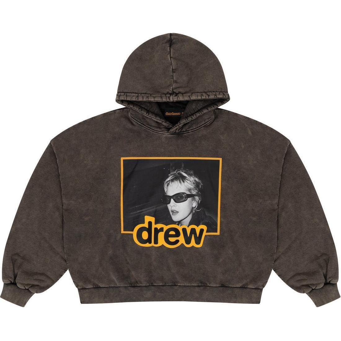 Drew House True Drew Boxy Hoodie Vintage Black Unisex Hoodie DH-F3117C-TDVB
