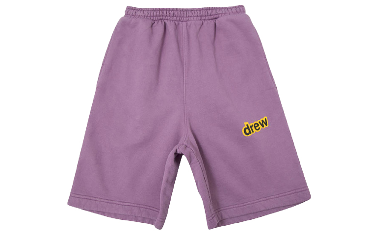 Drew House Unisex Casual Athletic Shorts Light Purple DR-FW20-186