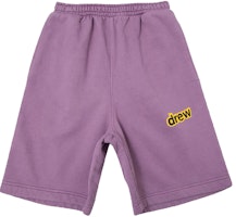Drew House Unisex Casual Athletic Shorts Light Purple DR-FW20-186 Drew House Unisex Casual Athletic Shorts Light Purple DR-FW20-186