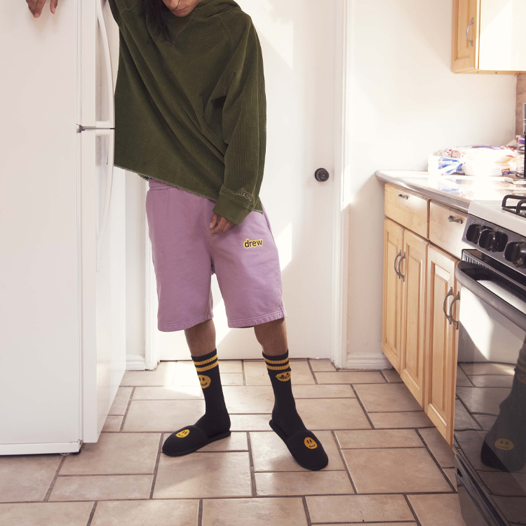 Purchase Drew House 男女同款休闲运动短裤 浅紫色 DR-FW20-186