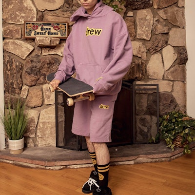 Drew House 男女同款休闲运动短裤 浅紫色 DR-FW20-186 Details for Drew House 男女同款休闲运动短裤 浅紫色 DR-FW20-186