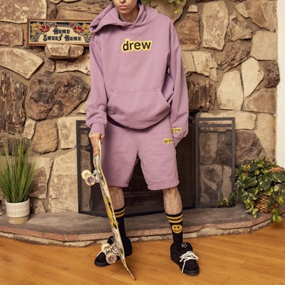 Drew House 男女同款休闲运动短裤 浅紫色 DR-FW20-186 1