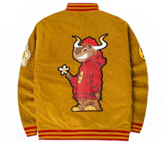 Order Drew House Varsity Jacket Smile Face Corduroy China Exclusive Dijon Unisex DH-C6392-OXDI